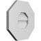 Ekena Millwork Octagonal Surface Mount PVC Gable Vent: Non-Functional, w/ 3-1/2"W x 1"P Standard Frame, 12"W x 12"H GVPOC12X1201SN - alternate 5